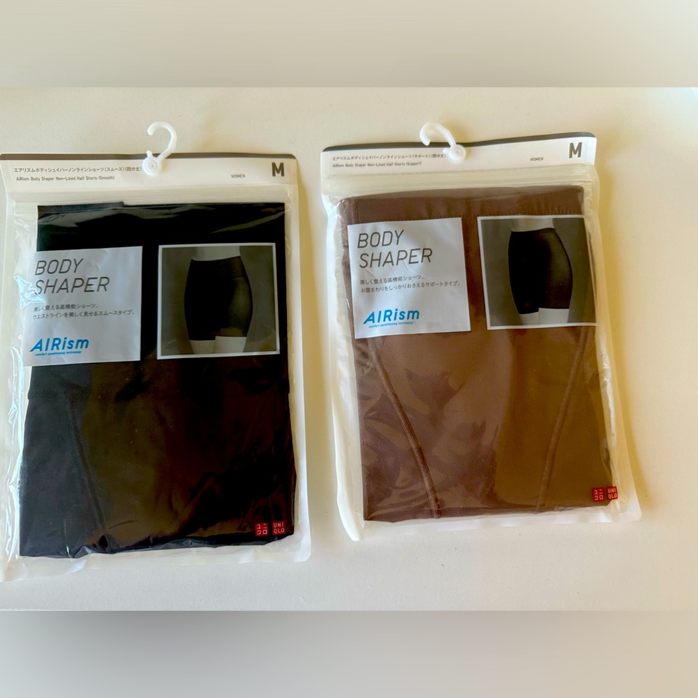 Uniqlo Body shapers black and brown